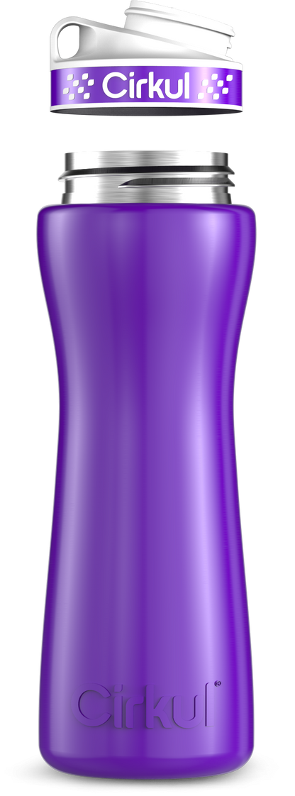 Custom 22oz. Stainless Steel Bottle & Comfort Grip Lid